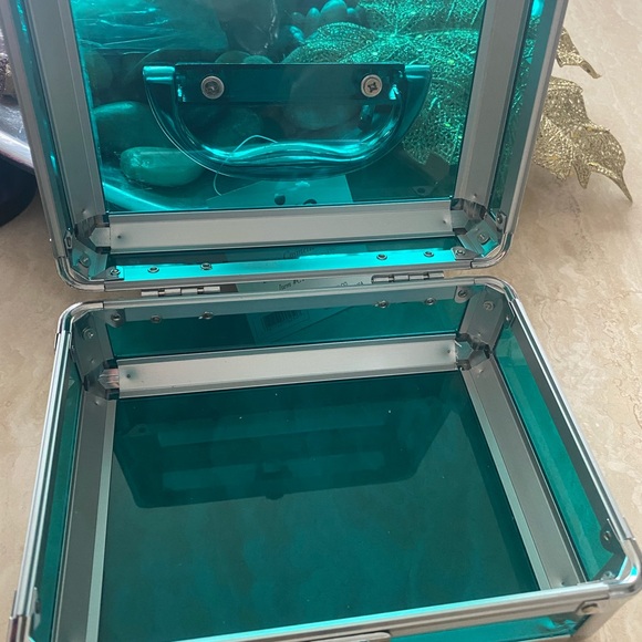 Makeup jewelry tool case teal - Picture 3 of 6